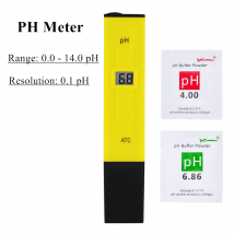 Pluma de prueba de valor de PH portátil, probador de PH de acuario, medidor de PH, pluma medidora de PH Digital precisa de agua, 0-14 bolsillos, 20% de descuento