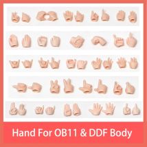 Ersatz Hand Für OB11 & DDF BJD puppe körper sphärische gemeinsame puppe spielzeug hände set obitsu11 körper Puppe zubehör