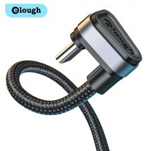 Elough Kabel USB typu C do Samsung Xiaomi mi Redmi Kabel USB typu C 2.4A Szybkie ładowanie telefonu Przewód danych typu C 180 stopni Kabel USB typu C