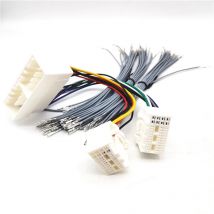 Auto Stereo Radio 13pin + 60pin Stecker/Weibliche Stecker Kabelbaum Adapter Für KIA K2/K3/K4/Elantra/Mistra/Tucson Verdrahtung Stecker