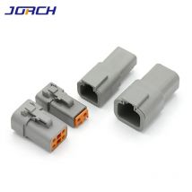 1 stücke Deutsch DTP 2 Pin 4 Pin Grau Männlich Weiblich Wasserdichte Elektrische Auto Anschlüsse Stecker DTP06-2S DTP04-2P DTP06-4S DTP04-4P