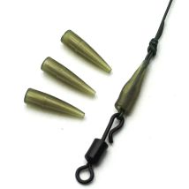 50PCS Karpfen Angeln Zubehör Mini Anti Verwicklung Ärmeln Linie Aligner Rohr für Karpfen Angeln Rig Haar Ronnie Rig Terminal angelgerät