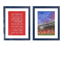 Anfield Stadium Liverpool Art Print Wall Art Picture Poster ,You'll Never Walk Alone Lyrics Art Canvas Painting Home Decor