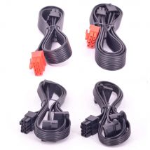 PCIe 8Pin 1 to 3 IDE SATA Cable PCI Express GPU 8Pin to 2 Port 6+2pin PCI-e for Cougar GX600 GX800 GX1050 Mining Power Cable