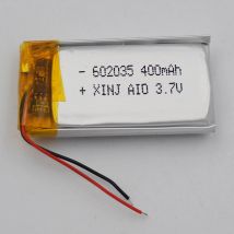 XINJ 3,7 V 400 mAh Li-Polymer Li Lipo Lithium-Batterie Zelle 602035 Li-Ion Für GPS Bluetooth Lautsprecher LED licht Fahren Recorder DIY