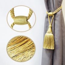 1pc Quaste Vorhang Raff halter Home Decoration Gold Vorhang halter halten hängende Kugel Quasten für Wohnzimmer zubehör zurück