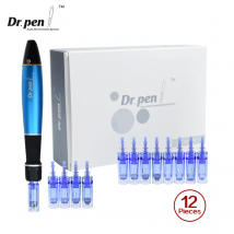Authentic Doctor pen Ultima A1 Wireless With 12 Pcs needles Skin Repair Tool Kit Professional Derma Rolling System