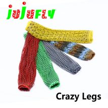 12optional colors fly tying grizzly barred silicone legs flutter rubber legs fly tying materials for wooly bugger streamers fly