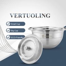 VIP Link 70ML Für Nespresso Vertuo Vertuoline Plus GCA1 Delonghi ENV135 Edelstahl Nachfüllbar