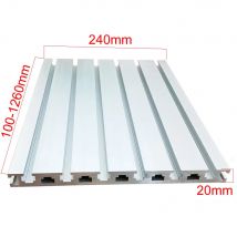 T Slot  Aluminum Profile 20240 100mm 300mm 500mm 1000mm 1200mm Length 20x240mm Engraving Machine Panel CNC Parts DIY 3D Printer