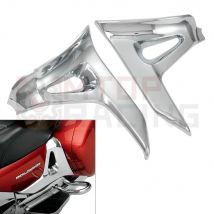 1 paar Chrom Verkleidung Set Batterie Side Abdeckung Trimmt Für Honda Goldwing GL1800 2001 2002 2003