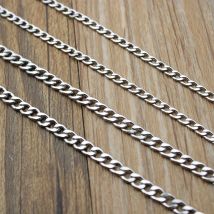 5 Meter 3-9 mm Edelstahl NK Gliederkette Halskette Bulk Schmuck Figaro Kette für Frauen Männer DIY Halskette Armband Schmuckherstellung