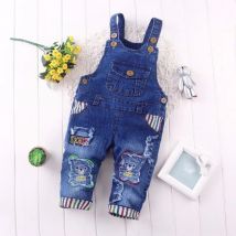 IENENS Kinder Baby Kleidung Kleidung Pullover Jungen Mädchen Latzhose Säugling Overall Hosen Denim Jeans Overalls Kleinkind Overalls