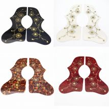 Links- und Rechtshänder-Schlagbrett für Akustikgitarre, kratzfeste Platte für EJ200 mit goldenem Blumenvogel, 4 Farben