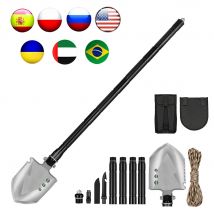 MT14102 Überleben Klapp Schaufel Aluminium Taktische Suchen Schaufel Auto Schnee Schaufeln Garten Werkzeug Multi-funktion Schaufeln Für Militärische
