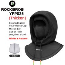 ROCKBROS Motorrad Roller Maske Winter Radfahren Gesicht Maske Frauen Männer Haube Balaclava Warme Winddicht Ski Maske Fleece Doppel Schicht