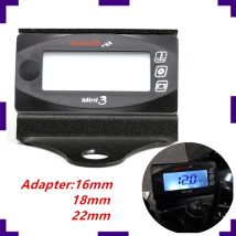 KOSO Mini Style Instruction LED-Anzeigemessgerät KOSO MINI 3 (Wassertemperatur + Voltmeter + Zeit) für Rennen und Rollerfahrräder