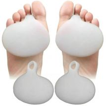 2Pcs Gel pad Für Empfindliche füße Silikon Gel Mittelfuß Pads für Schuhe Wunde Ball Fuß Pflege Werkzeug Füße Schmerzen schuhe Vorfuß