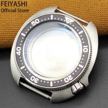 44mm herren Uhren Fall Mod SKX 6105 316L Edelstahl Sapphire Glas Für Seiko NH35 NH36 SKX007 SKX013