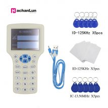 Englisch Smart Card Writer RFID Tag Kopierer Leser Writer IC/ID 10 Frequenz 125 Khz-13,56 Mhz Rfid Duplikator mit USB Kabel
