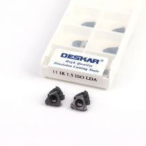 DESKAR 11ER / 11IR 0.5 ISO LDA 0.75 / 1.0 / 1.25 / 1.5 / 1.75 / 2. / 2.5 / 3.0 CNC lathe thread turning tool carbide insert
