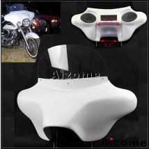 6x9 Lautsprecher Batwing Verkleidung Scheinwerfer Windschutzscheibe Windschutz für Harley Road King 1994-13 FLHR FLHRS FLHRC FLHRI FLHRCI FLHRSE