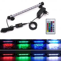 12V RGB Aquarium light with Remote Waterproof Underwater Diving Lamp Fish Tank Light for Plant essential Amphibious use EU US UK