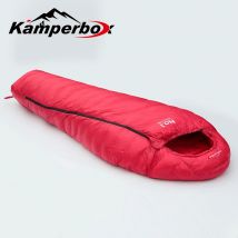 Kampbox Sacco a pelo invernale Sacco a pelo sintetico per campeggio Sacco a pelo in piuma sintetica Fibra sintetica Imbottiture imitazione Sleepi