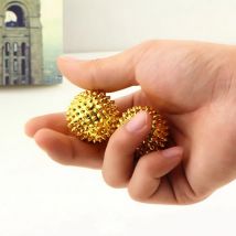 2pcs Hand Palm Magnetic Acupoint Acupuncture Massage Ball Improve Blood Circulation Therapy Sore Muscle Pain Relief Fitness Tool