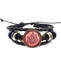 Neues Avatar The Last Airbender Armband Kingdom Jewelry Air Nomad Fire and Water Tribe Dome Glasarmband Geschenk