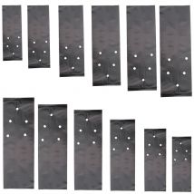 50/100PCS PE Addensare Pianta Grow Bag Borse per vivaio Vasi per piantine con fori traspiranti Sacco per piantare nero Giardino ecologico