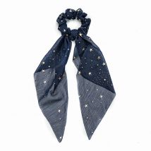 2021 New Fashion Star Tie Ponytail Streamer Rubber Band Elastic Hair Bands for Women Girl Accessories Headwear