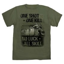One Shot One Kill. Marine Soldier Sniper T-Shirt. Sommer Baumwolle Kurzarm O-ansatz Herren T Shirt Neue S-3XL