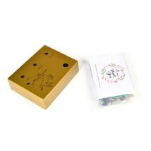 LANDTONE DIY Klon Centaur Overdrive Gitarre Pedal Alle Kits Mit 1590BB Aluminium Gehäuse Box G01