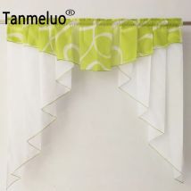 Luxus Römischen Vorhänge für Küche Plissee Design Küche Vorhänge Schabracken Kurze Stile Fenster Vorhang Kaffee Tüll Platten