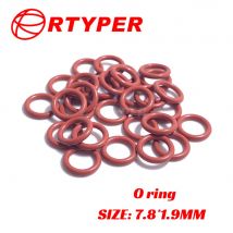 100 PCS Fuel Injector Upper O ring Repair Kits 21022 For Toyota Mazda Suzuki Denso 7.8*1.9MM