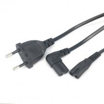 EU zu IEC 320C C7 AC-Netzkabel Schuko CEE7/16 bis C7 Firgure 8 Stromkabel für Samsung Philips Sony LED-Fernseher 3 m/5 m