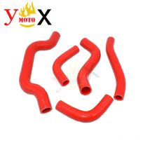 Monster821 Monster1200 Rot 5 Teile/satz Motorrad Silikon Kühler Schlauch Wasser Rohre Kühlmittel