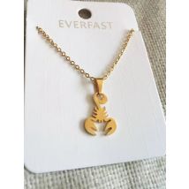 1pc Cute Lobster Stainless Steel Necklace Little Scorpion Pendants Necklaces Women Girls Kids Fashion Jewelry Accessories