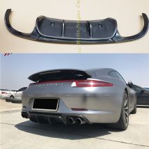 VRS-Stil, echter Kohlefaser-Heckstoßstangendiffusor für Porsche 911 991, Carrera und Carrera S-Modelle 2012, 2013, 2014 2015