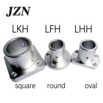 Führungswellen-Stützbasis, optischer Achsenstützsitz, runder flacher Flansch, optische Achsenhalterung 8, 10, 12, 15, 16, 20, 25, 30, 35 40 50