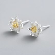 REETI 925 Sterling Silber Blumen Stud Ohrringe Für Frauen 2018 Neue Trend Persönlichkeit Dame Mode Schmuck