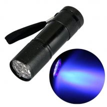 1 LED/ 9 LED / 21 LED UV LED Flashlight torch Ultra Violet Light UV 395-400nm LED torch light lamp For Marker Checker Detection