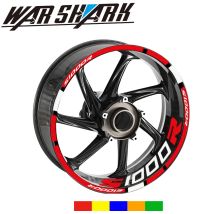 Hohe stil Motorrad Rad Aufkleber Reflektierende Motorrad Wasserdichte Rim Decals Für BMW Motorrad S1000R S 1000R