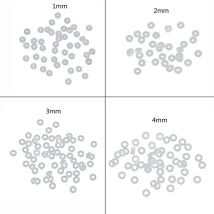 100Pcs Silikon Gummi Stopper Ring Perle Charme Armbänder Kompatibel für Den Einsatz Allein oder mit Clip Lock Spacer Charm Perlen