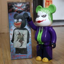 11in 28cm 400% Be@rbrick DIY Mode Spielzeug PVC Dark Knight Joker HeathLedger Teddybär Action Figure Sammeln Modell Spielzeug