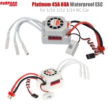 ÜBERTREFFEN HOBBY Platin 45A 60A Wasserdicht ESC für 1/10 1/12 1/14 RC Auto Lkw Modell Spielzeug