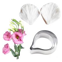 Eustoma Blumenadier Silikonform DIY Fondant Kuchen Blume Gumpaste Backutensilien, Surgarcraft Schneider CS400