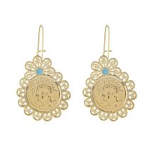 Iran Münze Ohrringe Gold Farbe Schmuck Ohrring Iraner Arabische Münzen Frauen Schmuck