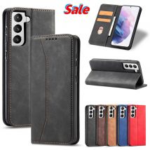 Case for Samsung Galaxy S26 S25 S23 S24 S22 S21 S20 FE ULTRA PLUS A56 5G Luxury Flip Leather Phone Bags